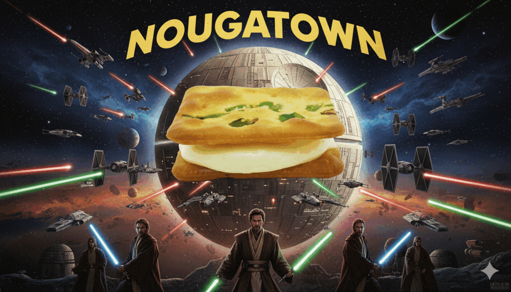 starwars style nougatown poster