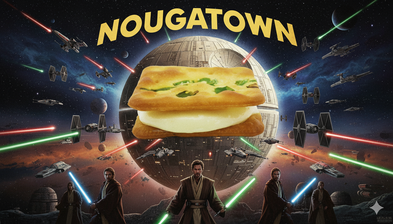 starwars style nougatown poster